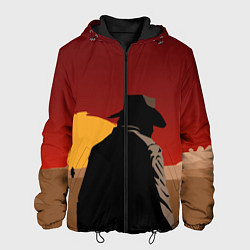 Куртка с капюшоном мужская RDR 2: Dark Man, цвет: 3D-черный