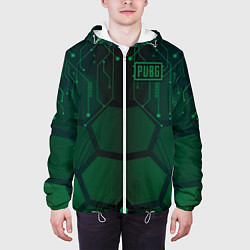 Куртка с капюшоном мужская PUBG: Green Guard, цвет: 3D-белый — фото 2