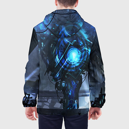 Мужская куртка Cyberpunk 2077 / 3D-Белый – фото 4
