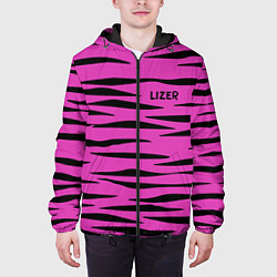 Куртка с капюшоном мужская LIZER: Близкие, цвет: 3D-черный — фото 2
