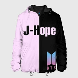 Куртка с капюшоном мужская BTS J-hope, цвет: 3D-черный