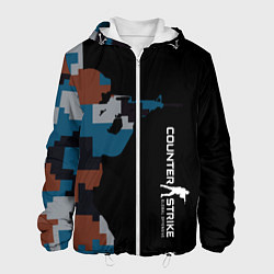 Куртка с капюшоном мужская Counter Strike: Camo Soldier, цвет: 3D-белый