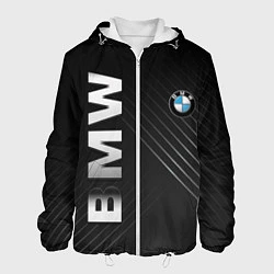 Куртка с капюшоном мужская BMW: Steel Line, цвет: 3D-белый