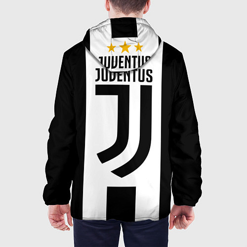 Мужская куртка Ювентус / 3D-Белый – фото 4