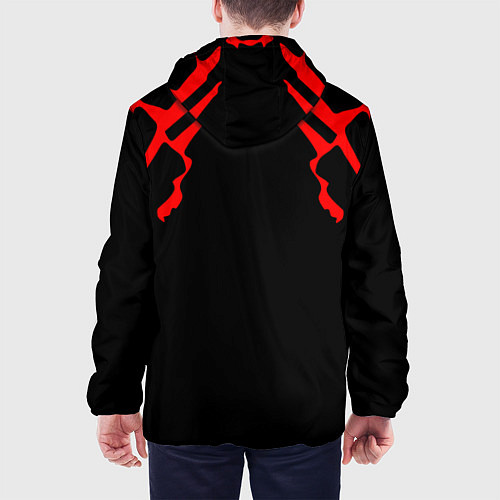 Мужская куртка DOOM: Red Slayer / 3D-Белый – фото 4