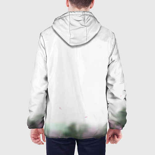 Мужская куртка Дождь / 3D-Белый – фото 4