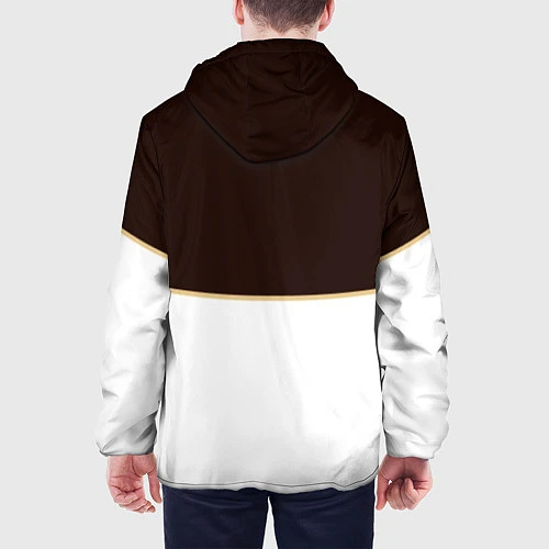 Мужская куртка Черный Клевер: Мантия / 3D-Белый – фото 4