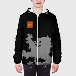 Куртка с капюшоном мужская Сборная Финляндии, цвет: 3D-белый — фото 2