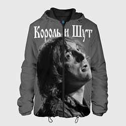 Куртка с капюшоном мужская Король и Шут, цвет: 3D-черный