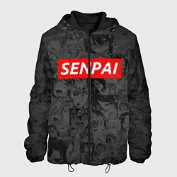 Куртка с капюшоном мужская SENPAI, цвет: 3D-черный