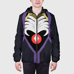 Куртка с капюшоном мужская Overlord Momonga, цвет: 3D-черный — фото 2