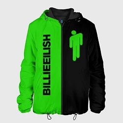 Куртка с капюшоном мужская BILLIE EILISH GLITCH, цвет: 3D-черный