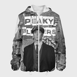 Куртка с капюшоном мужская Peaky Blinders, цвет: 3D-белый