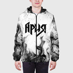 Куртка с капюшоном мужская АРИЯ, цвет: 3D-черный — фото 2