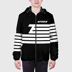 Куртка с капюшоном мужская Ateez, цвет: 3D-черный — фото 2
