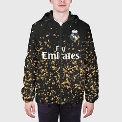 Куртка с капюшоном мужская Real Madrid 4-th 19-20, цвет: 3D-черный — фото 2