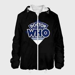 Куртка с капюшоном мужская Doctor Who, цвет: 3D-белый