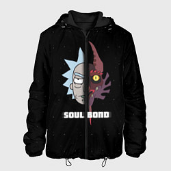 Куртка с капюшоном мужская Soul Bond, цвет: 3D-черный