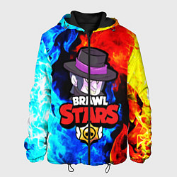 Куртка с капюшоном мужская BRAWL STARS MORTIS, цвет: 3D-черный