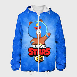 Куртка с капюшоном мужская BRAWL STARS EL BROWN, цвет: 3D-белый
