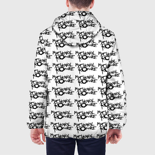 Мужская куртка My Chemical Romance / 3D-Белый – фото 4