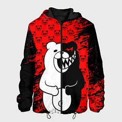 Куртка с капюшоном мужская MONOKUMA, цвет: 3D-черный