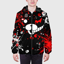 Куртка с капюшоном мужская MONOKUMA, цвет: 3D-черный — фото 2