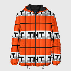 Куртка с капюшоном мужская Minecraft-Динамит, цвет: 3D-черный