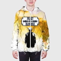 Куртка с капюшоном мужская Острые козырьки, цвет: 3D-белый — фото 2
