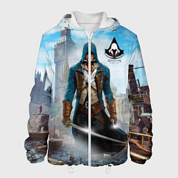 Куртка с капюшоном мужская Assasin's creed, цвет: 3D-белый