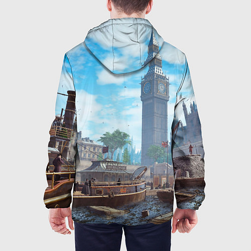 Мужская куртка Assasin's creed / 3D-Белый – фото 4