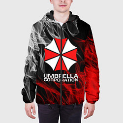 Куртка с капюшоном мужская UMBRELLA CORP, цвет: 3D-черный — фото 2