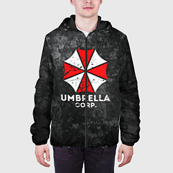 Куртка с капюшоном мужская UMBRELLA CORP, цвет: 3D-черный — фото 2