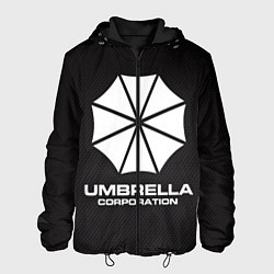 Куртка с капюшоном мужская Umbrella Corporation, цвет: 3D-черный