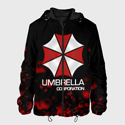 Куртка с капюшоном мужская UMBRELLA CORP, цвет: 3D-черный