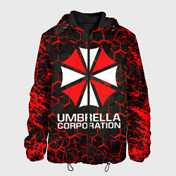 Куртка с капюшоном мужская UMBRELLA CORPORATION, цвет: 3D-черный