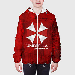 Куртка с капюшоном мужская UMBRELLA CORP, цвет: 3D-белый — фото 2