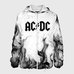 Куртка с капюшоном мужская ACDC, цвет: 3D-белый
