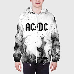 Куртка с капюшоном мужская ACDC, цвет: 3D-белый — фото 2