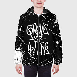 Куртка с капюшоном мужская GROVE STREET GTA, цвет: 3D-черный — фото 2