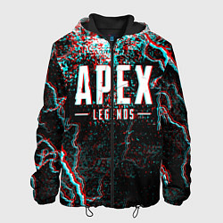 Куртка с капюшоном мужская APEX LEGENDS GLITCH, цвет: 3D-черный
