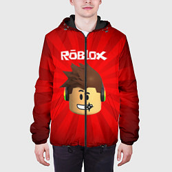 Куртка с капюшоном мужская ROBLOX, цвет: 3D-черный — фото 2