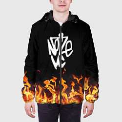Куртка с капюшоном мужская Noize MC, цвет: 3D-черный — фото 2