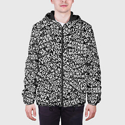 Куртка с капюшоном мужская Yuck Fou! Fothermucker!, цвет: 3D-черный — фото 2