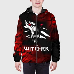 Куртка с капюшоном мужская THE WITCHER, цвет: 3D-черный — фото 2