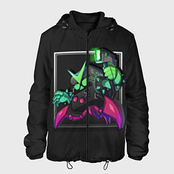 Куртка с капюшоном мужская Brawl Stars 8-BIT, цвет: 3D-черный