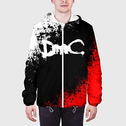 Куртка с капюшоном мужская DEVIL MAY CRY DMC, цвет: 3D-белый — фото 2