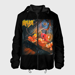 Куртка с капюшоном мужская Ария, цвет: 3D-черный