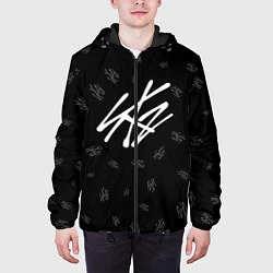 Куртка с капюшоном мужская Stray Kids, цвет: 3D-черный — фото 2
