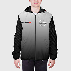 Куртка с капюшоном мужская NISSAN NISMO, цвет: 3D-черный — фото 2